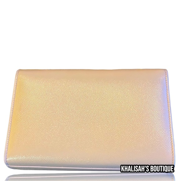 Authentic YSL Saint Laurent KATE SMALL CHAIN BAG IN GRAIN DE POUDRE MSRP $2,268! - Picture 12 of 17